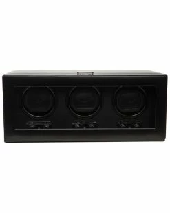 WOLF Heritage Triple Winder Home Jewelry Boxes & Watch Winders