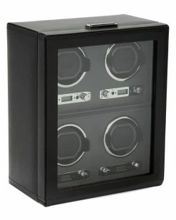 WOLF Viceroy 4pc Winder Home Jewelry Boxes & Watch Winders
