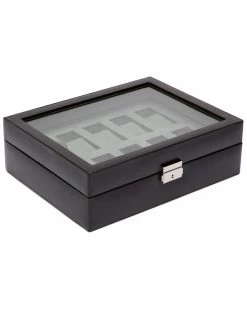 WOLF Heritage 10pc Watch Box Home Jewelry Boxes & Watch Winders