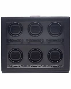 WOLF Viceroy 6pc Winder Home Jewelry Boxes & Watch Winders