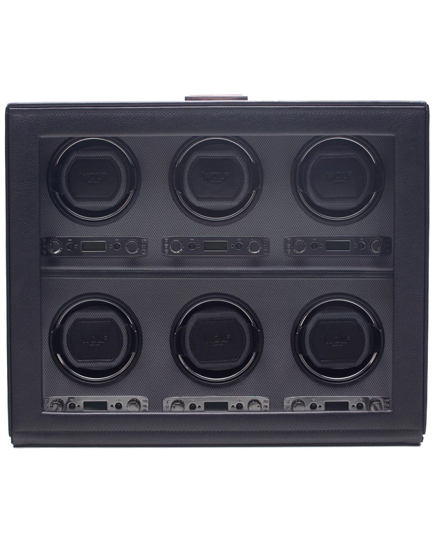 WOLF Viceroy 6pc Winder Home Jewelry Boxes & Watch Winders