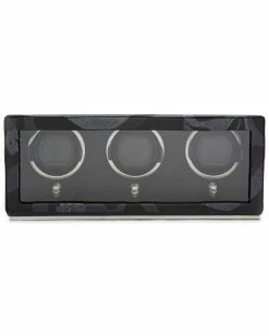 WOLF Memeto Mori Triple Winder Home Jewelry Boxes & Watch Winders