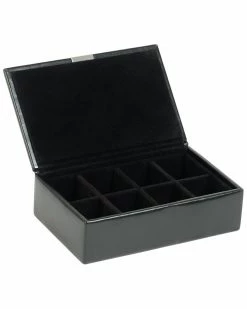 WOLF Heritage 8pc Cufflink Box Home Jewelry Boxes & Watch Winders
