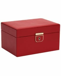 WOLF Palermo Small Leather Jewelry Box Home Jewelry Boxes & Watch Winders