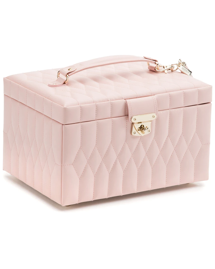 WOLF Caroline Medium Leather Jewelry Case Home Jewelry Boxes & Watch Winders