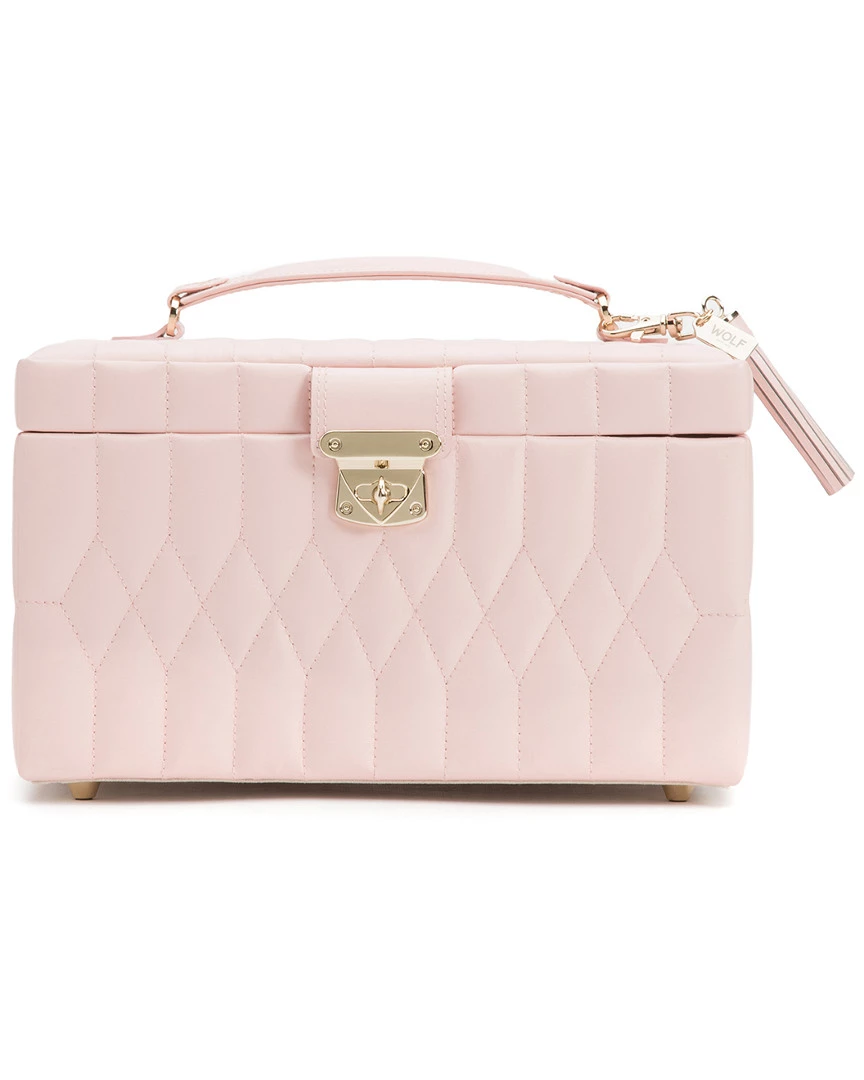 WOLF Caroline Medium Leather Jewelry Case Home Jewelry Boxes & Watch Winders - Image 2