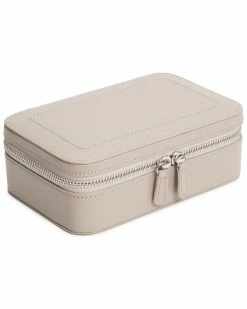 WOLF Sophia Leather Zip Case Home Jewelry Boxes & Watch Winders