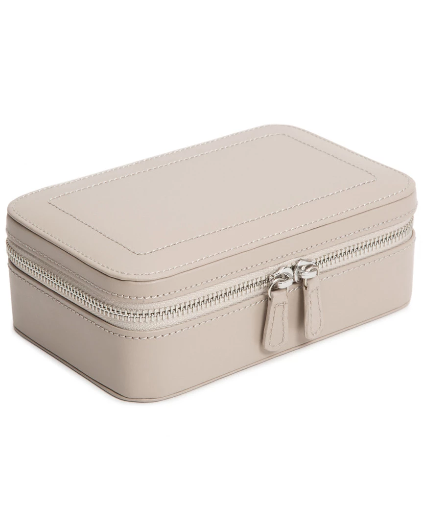 WOLF Sophia Leather Zip Case Home Jewelry Boxes & Watch Winders