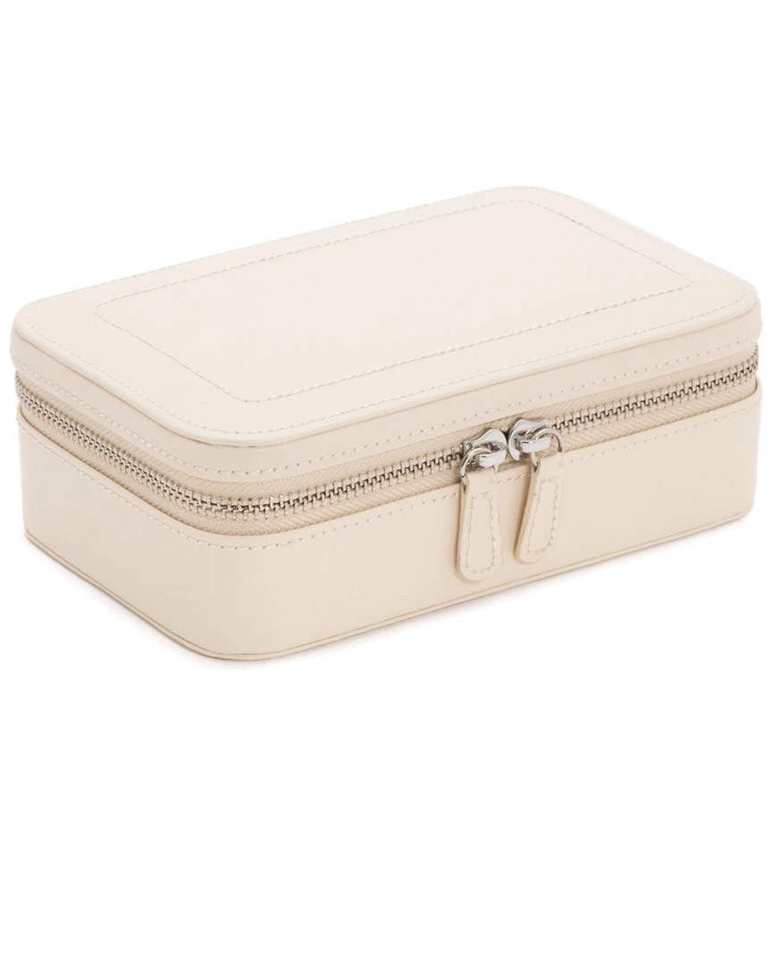 WOLF Sophia Leather Zip Case Home Jewelry Boxes & Watch Winders