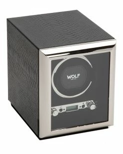 WOLF Exotic Single Winder Home Jewelry Boxes & Watch Winders