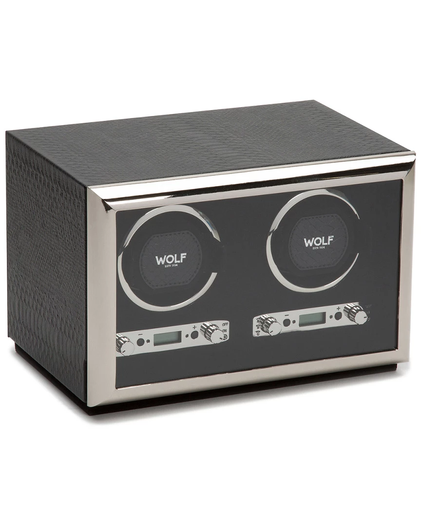 WOLF Exotic Double Winder Home Jewelry Boxes & Watch Winders