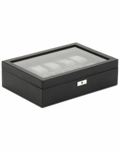 WOLF Howard Leather Watch Box Home Jewelry Boxes & Watch Winders