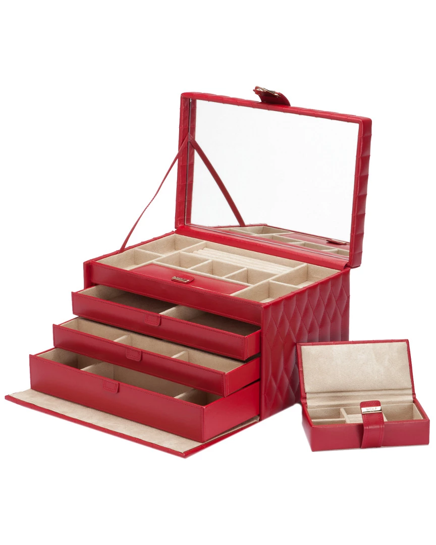 WOLF Caroline Large Jewelry Case I Home Jewelry Boxes & Watch Winders - Image 2